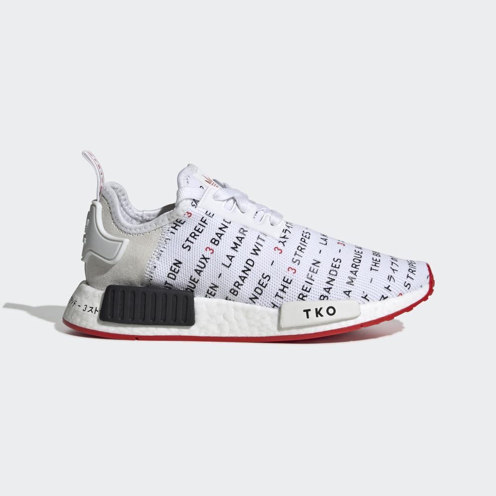 Originals Adidas NMD_R1 Baieti Romania - Albi/Negrii/Rosii EH3201